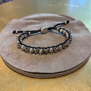 Links of London - sterling silver skull bracelet